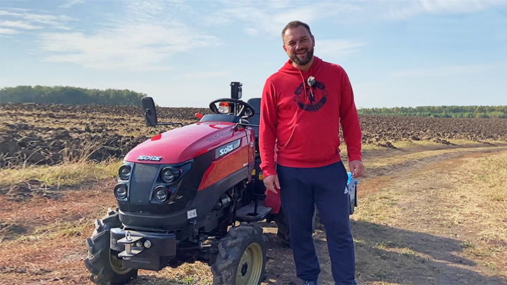 Отзыв клиента о тракторе Solis-Gold 20