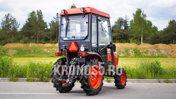 «Трактор Kubota | Кубота B2441С 9+3 (Kubota India) STD agri 7.00-12 / 8.3-20 (с ПСМ)» - фото 6