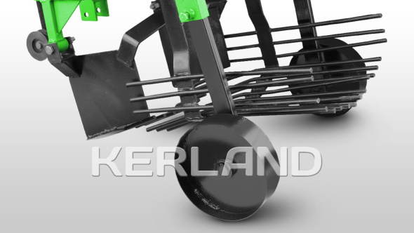 «Картофелекопалка вибрационно-грохотная Kerland | Керланд КМ2090 к мотоблоку с воздушным охл.» - фото 10