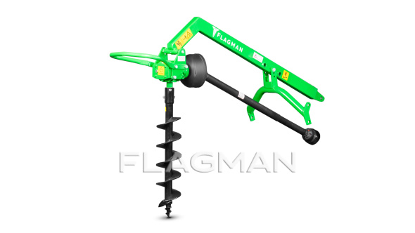 «Земляной бур Flagman | Флагман M3A3 20/50 + (кардан 120см/6х6/усиленный/со шпонкой)» - фото