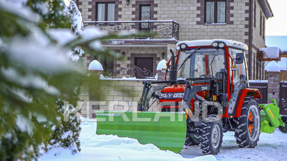 «Отвал Kerland | Керланд 3560/43 FP к фронтальному погрузчику с гидроповоротом (1,8 м)» - фото 2