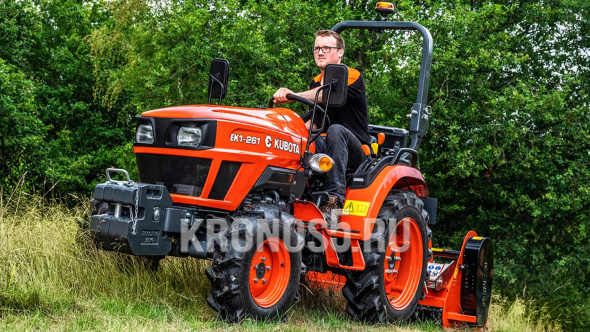 «Трактор Kubota | Кубота EK1-261 9+3 (Kubota India) STD agri 6.00-12 / 8.3-20 (с ПСМ)» - фото 3
