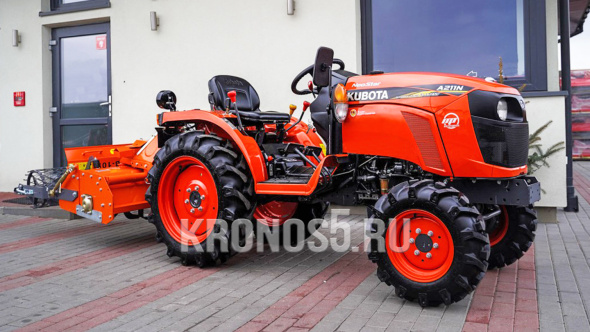 «Трактор Kubota | Кубота A211N-OP 9+3 (Kubota India) STD agri 7.00-12 / 8.3-20 (с ПСМ)» - фото 4
