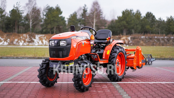 «Трактор Kubota | Кубота A211N-OP 9+3 (Kubota India) STD agri 7.00-12 / 8.3-20 (с ПСМ)» - фото 2