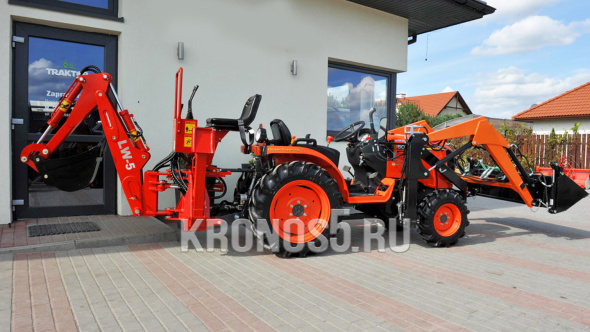 «Трактор Kubota | Кубота B2741S 9+3 (Kubota India) STD agri 7.00-12 / 8.3-20 (с ПСМ)» - фото 17